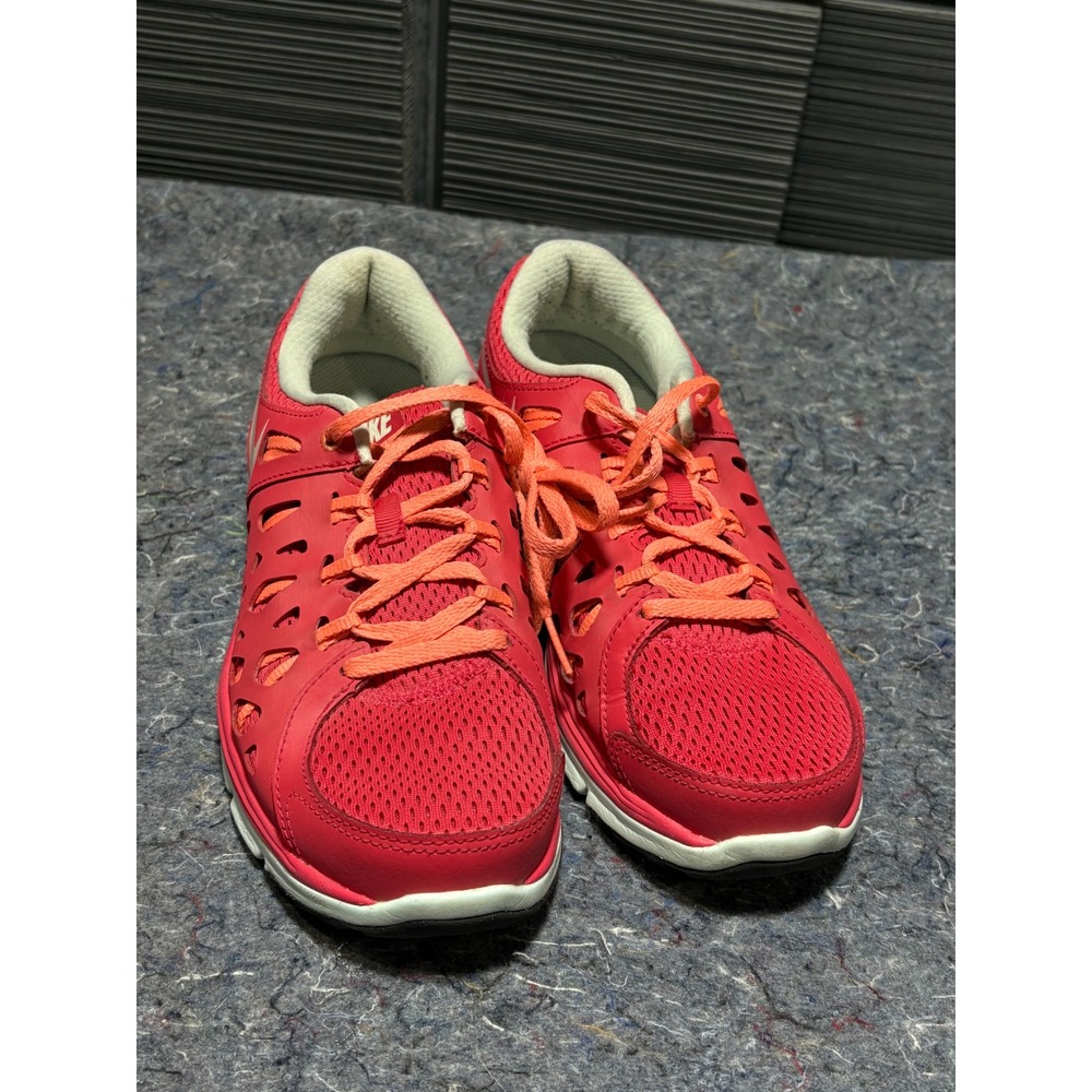 Nike Dual Fusion TR 2 Running Shoes Womens Size 8 Red Sneakers